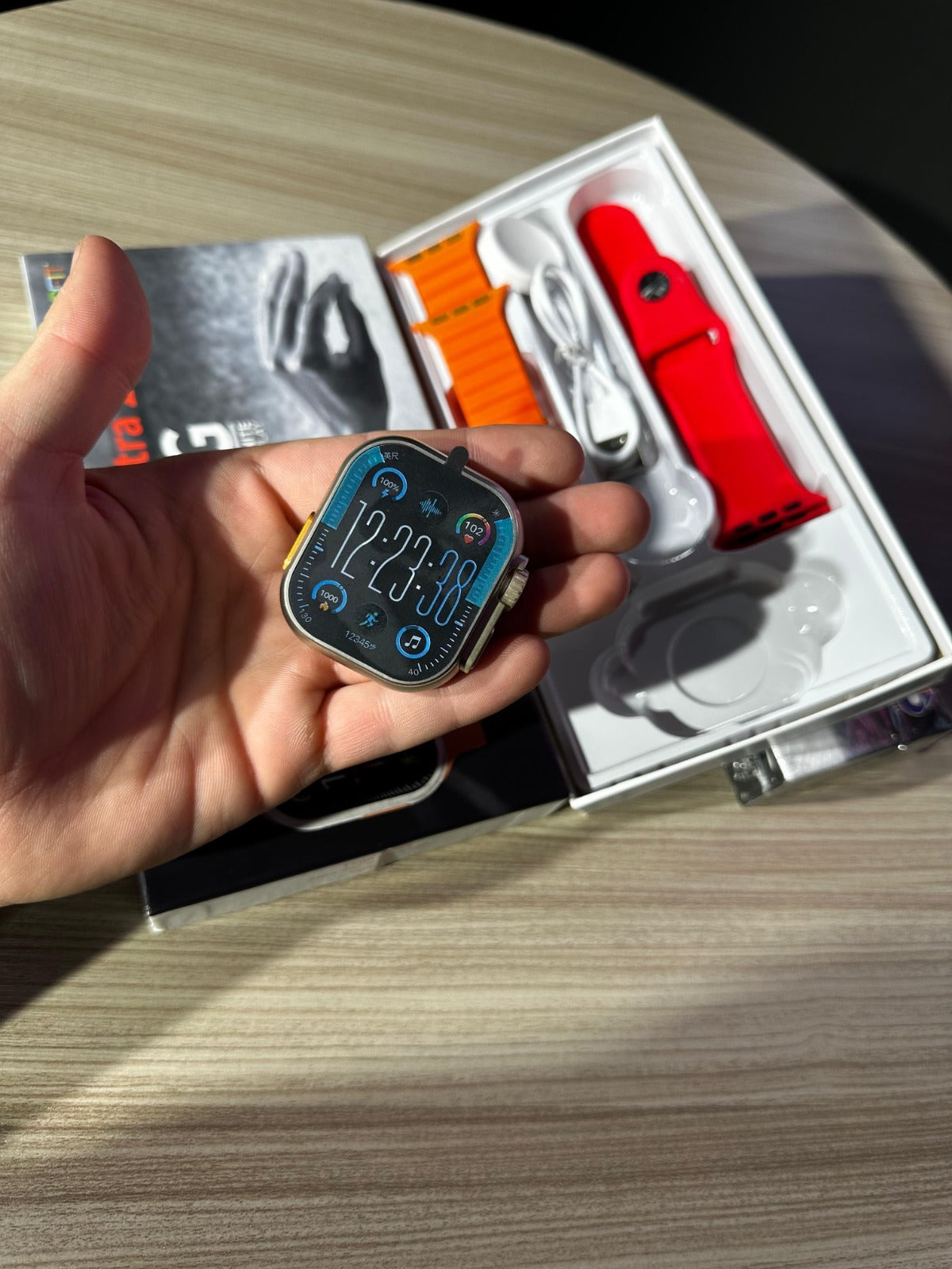 Smartwatch T900 Ultra – Tu Compañero Deportivo con 2 Estilos de Correa