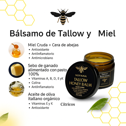 TerraLuxe Organic Bálsamo de Sebo Res y Miel